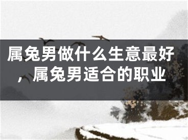 属兔男做什么生意最好，属兔男适合的职业