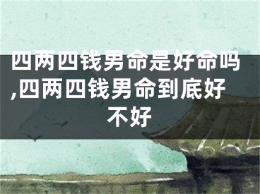 四两四钱男命是好命吗,四两四钱男命到底好不好