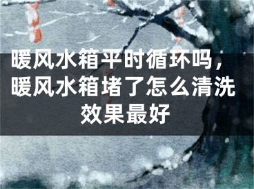 暖风水箱平时循环吗，暖风水箱堵了怎么清洗效果最好