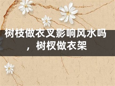树枝做衣叉影响风水吗，树杈做衣架
