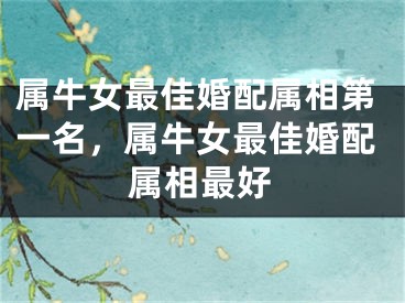 属牛女最佳婚配属相第一名，属牛女最佳婚配属相最好