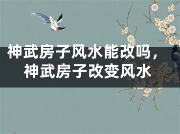 神武房子风水能改吗，神武房子改变风水