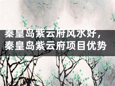 秦皇岛紫云府风水好，秦皇岛紫云府项目优势