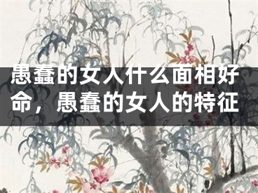 愚蠢的女人什么面相好命，愚蠢的女人的特征