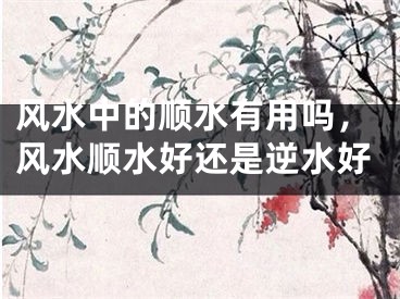风水中的顺水有用吗，风水顺水好还是逆水好