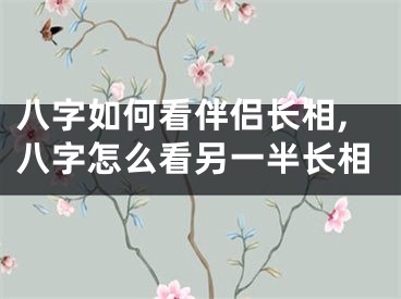 八字如何看伴侣长相,八字怎么看另一半长相