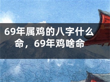 69年属鸡的八字什么命，69年鸡啥命