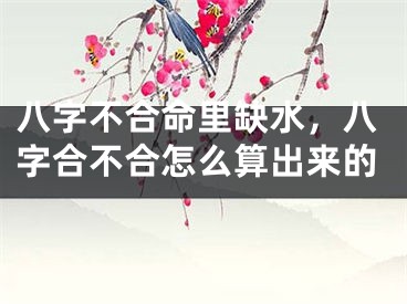 八字不合命里缺水，八字合不合怎么算出来的