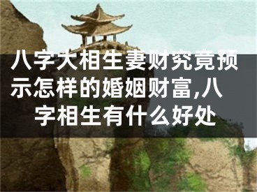 八字大相生妻财究竟预示怎样的婚姻财富,八字相生有什么好处