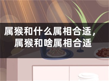 属猴和什么属相合适，属猴和啥属相合适