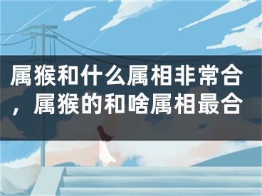 属猴和什么属相非常合，属猴的和啥属相最合
