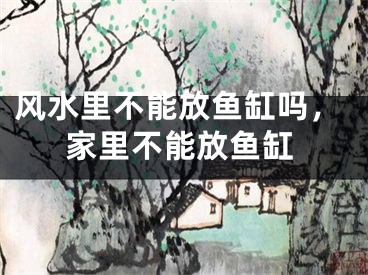 风水里不能放鱼缸吗，家里不能放鱼缸