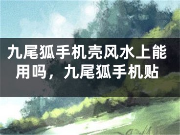 九尾狐手机壳风水上能用吗,九尾狐手机贴
