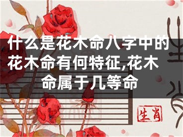 什么是花木命八字中的花木命有何特征,花木命属于几等命