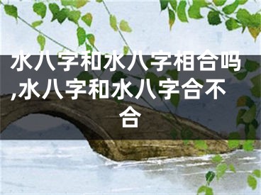 水八字和水八字相合吗,水八字和水八字合不合
