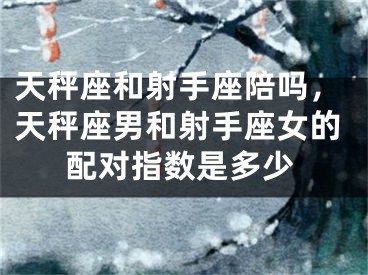 天秤座和射手座陪吗，天秤座男和射手座女的配对指数是多少