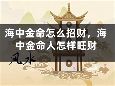 海中金命怎么招财，海中金命人怎样旺财