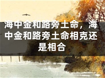 海中金和路旁土命，海中金和路旁土命相克还是相合