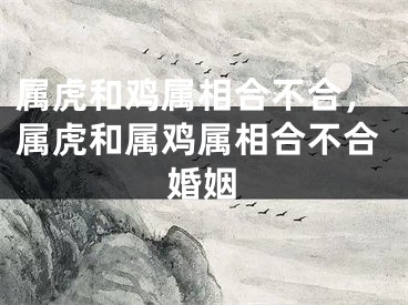 属虎和鸡属相合不合,属虎和属鸡属相合不合婚姻
