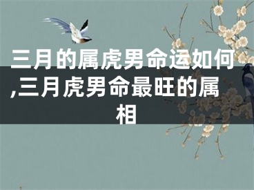 三月的属虎男命运如何,三月虎男命最旺的属相