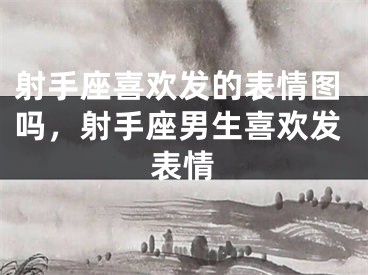 射手座喜欢发的表情图吗，射手座男生喜欢发表情