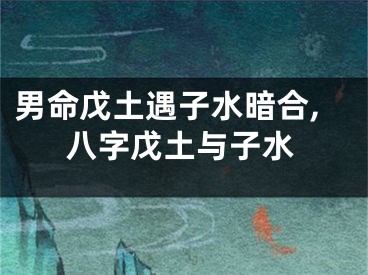 男命戊土遇子水暗合,八字戊土与子水