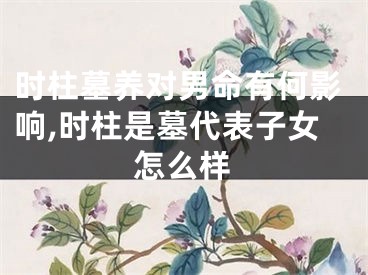 时柱墓养对男命有何影响,时柱是墓代表子女怎么样