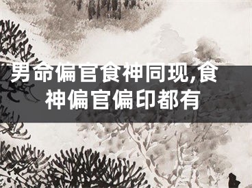 男命偏官食神同现,食神偏官偏印都有