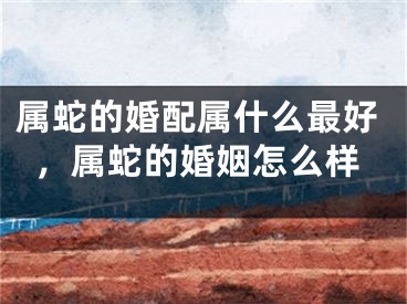 属蛇的婚配属什么最好，属蛇的婚姻怎么样