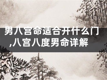 男八宫命适合开什么门,八宫八度男命详解