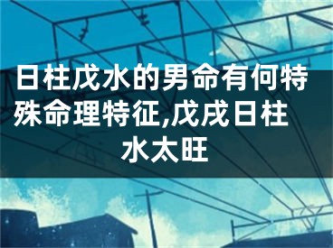 日柱戊水的男命有何特殊命理特征,戊戌日柱水太旺
