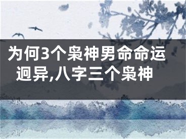 为何3个枭神男命命运迥异,八字三个枭神
