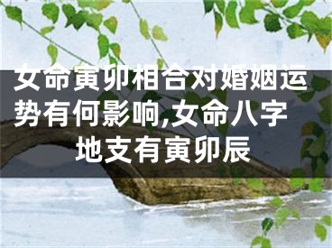 女命寅卯相合对婚姻运势有何影响,女命八字地支有寅卯辰