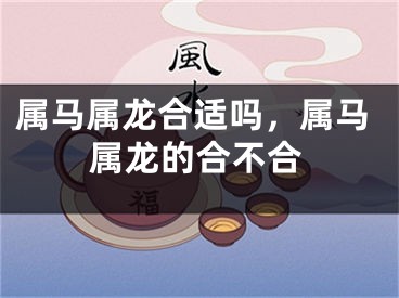 属马属龙合适吗，属马属龙的合不合