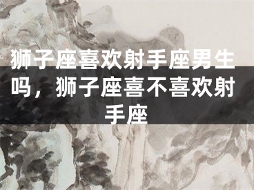 狮子座喜欢射手座男生吗，狮子座喜不喜欢射手座