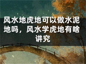 风水地虎地可以做水泥地吗,风水学虎地有啥讲究