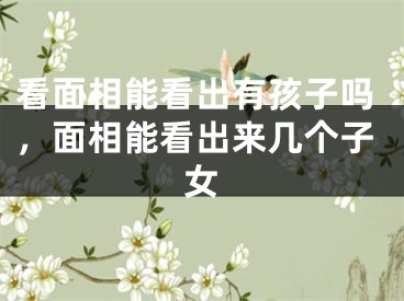 看面相能看出有孩子吗，面相能看出来几个子女