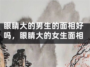 眼睛大的男生的面相好吗，眼睛大的女生面相
